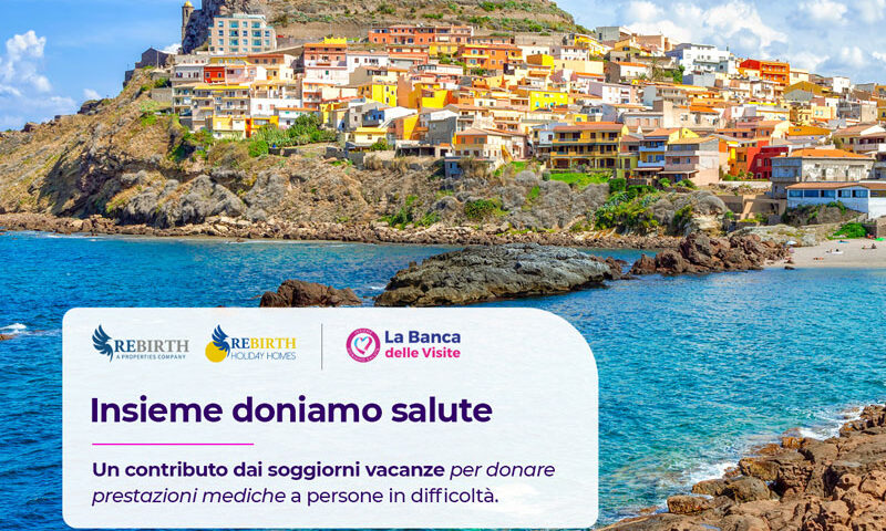 Banca delle Visite sigla partnership con Rebirth: una contributo dai soggiorni vacanze per donare prestazioni mediche a persone in difficoltà